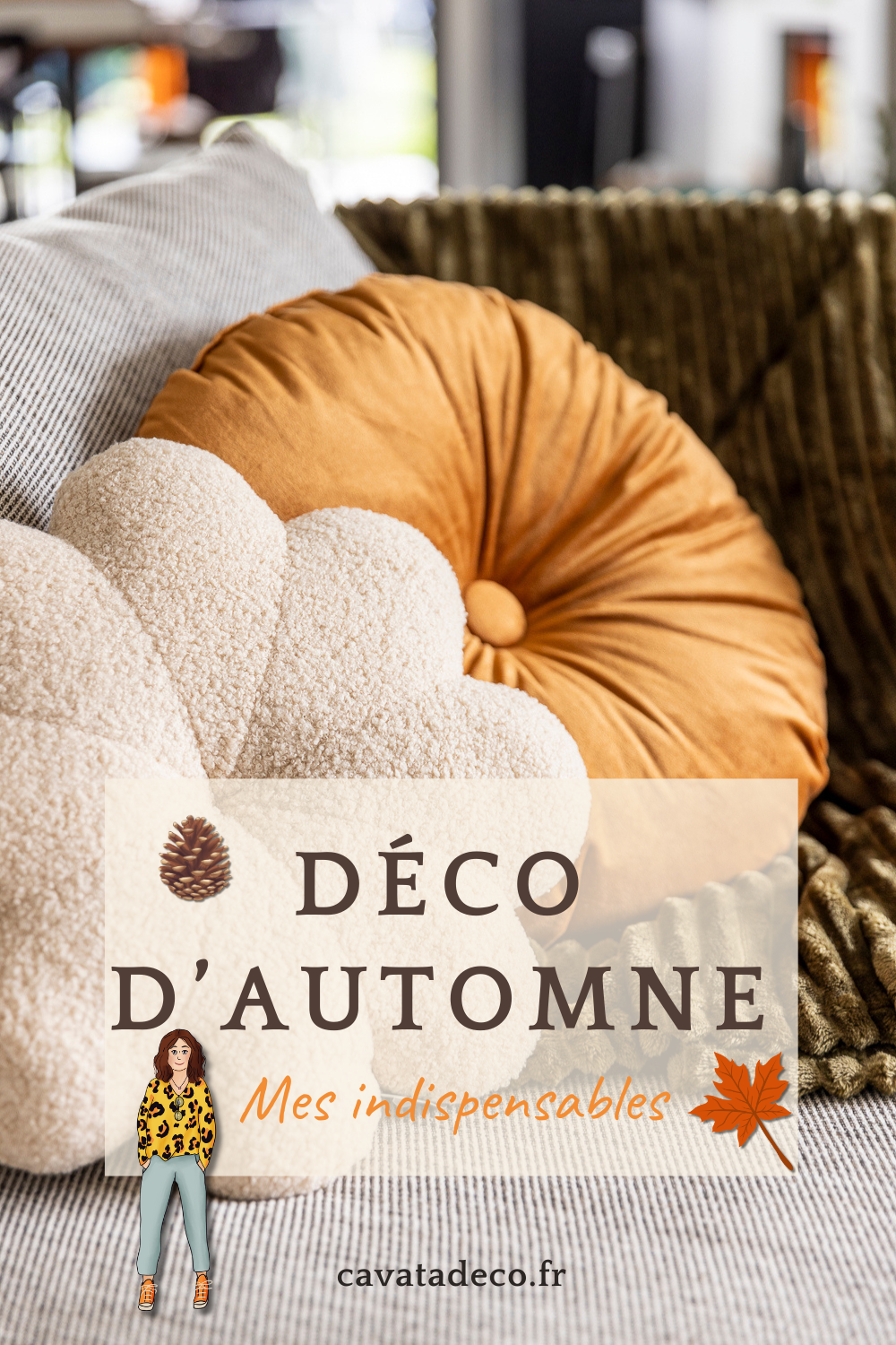 deco automne pinterest coussin