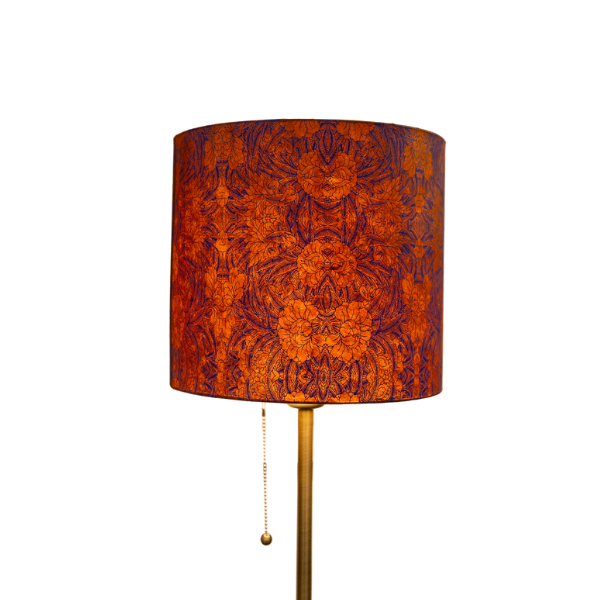 lampe abat jour terracotta