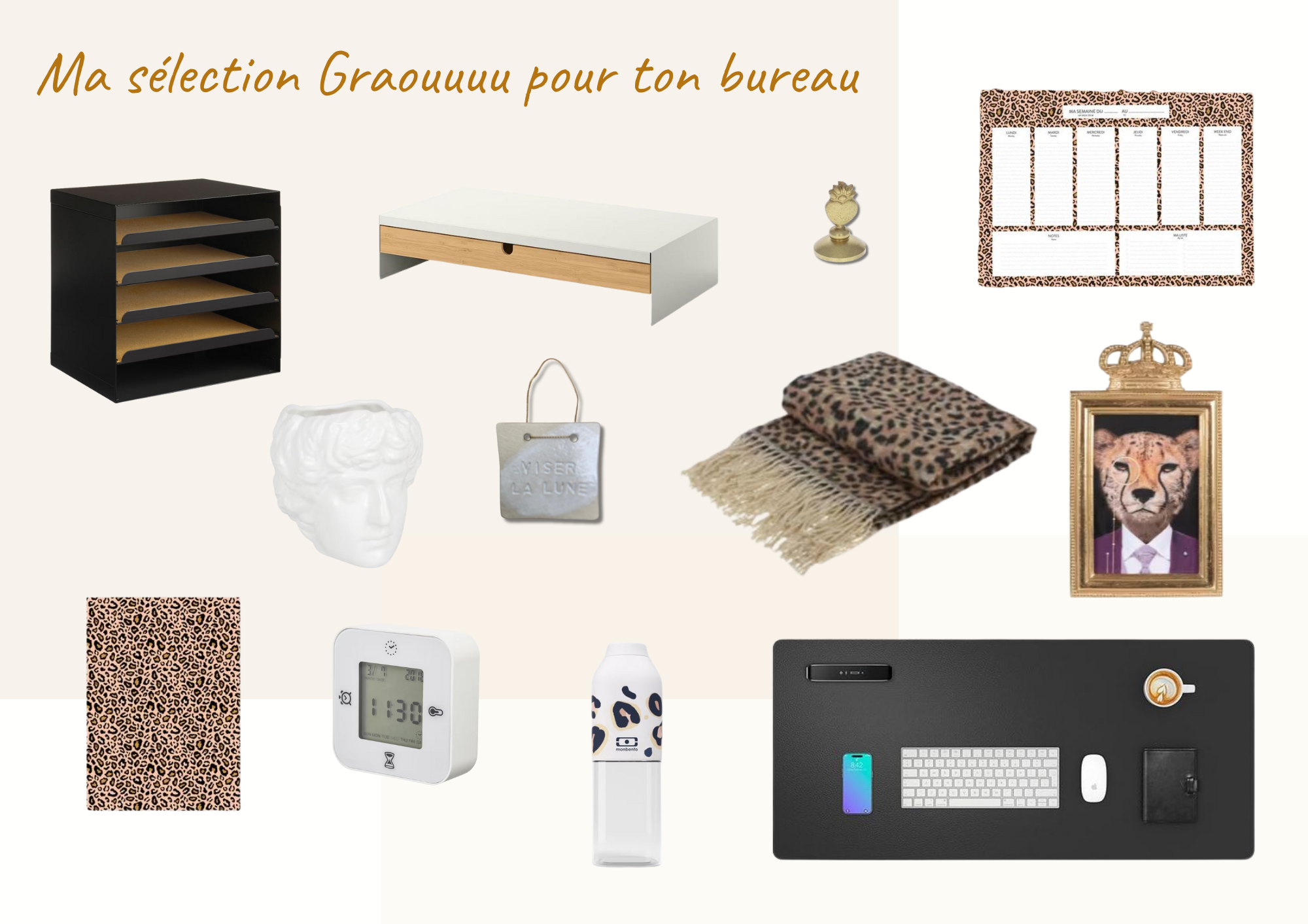 selection objet accessoire bureau rentrée