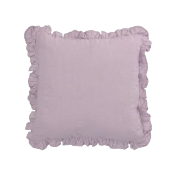 housse coussin lilas