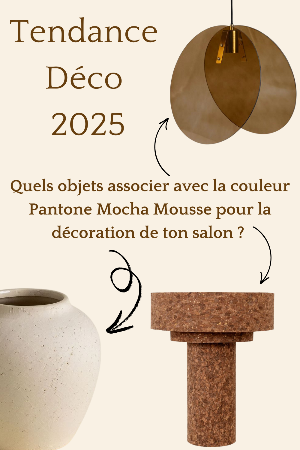 pantone mocha mousse tendance deco